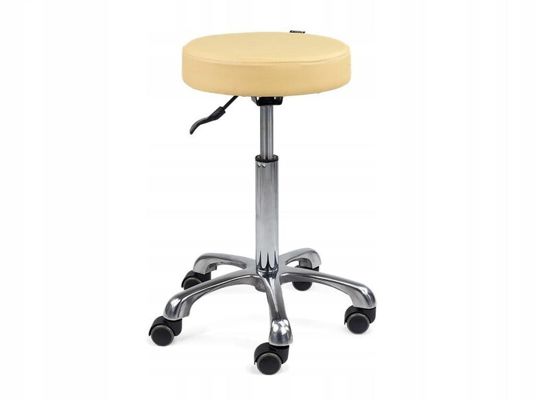 Ergonomiška meistro kėdutė SILVA So Skin pilka – reguliuojamo aukščio (55–75 cm)